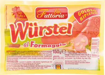 MD Discount WURSTEL AL FORMAGGIO offerta