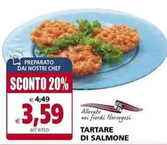 Il Gigante TARTARE DI SALMONE offerta