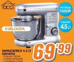 Golino Service DCG IMPASTATRICE 4.5 LT KM1401S offerta