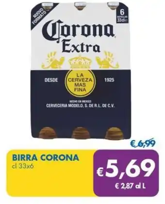 MD Discount BIRRA CORONA cl 33x6 offerta