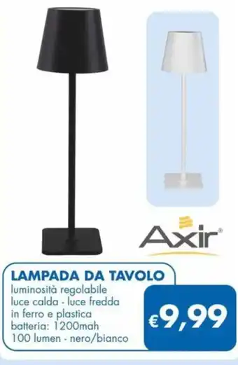 MD Discount Axir LAMPADA DA TAVOLO offerta