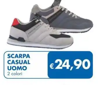 MD Discount SCARPA CASUAL UOMO 2 colori offerta