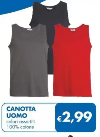 MD Discount CANOTTA UOMO offerta