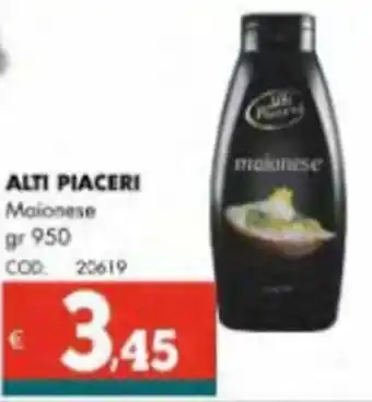Altasfera ALTI PIACERI Maionese gr 950 offerta