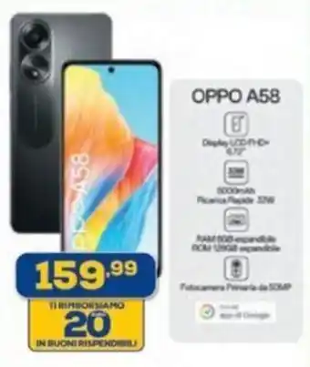 Euronics OPPO A58 offerta