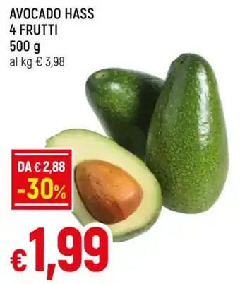 Famila AVOCADO HASS 4 FRUTTI 500 g offerta