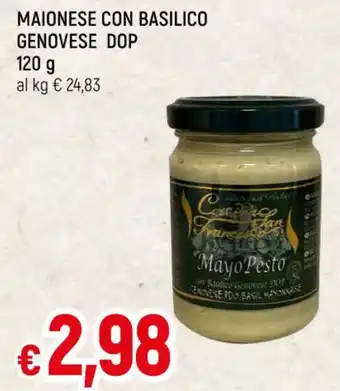 Famila MAIONESE CON BASILICO GENOVESE DOP 120 g offerta