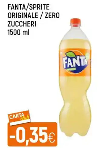 Famila FANTA/SPRITE ORIGINALE / ZERO ZUCCHERI 1500 ml offerta