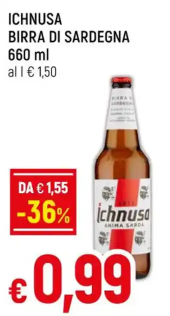 Famila ICHNUSA BIRRA DI SARDEGNA 660 ml offerta