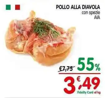 D'Ambros POLLO ALLA DIAVOLA con spezie AIA offerta