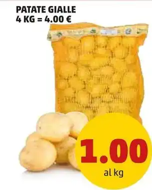 PENNY PATATE GIALLE 4 KG offerta