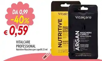 Galassia VITALCARE PROFESSIONAL Nutritive Maschera per capelli 25 ml offerta