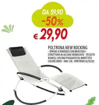 Galassia POLTRONA NEW ROCKING offerta