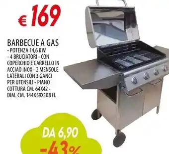 Galassia BARBECUE A GAS offerta