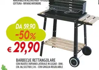 Galassia BARBECUE RETTANGOLARE offerta