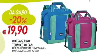 Galassia BORSA/ZAINO TERMICO OCEAN offerta