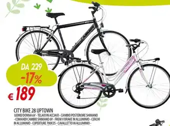 Galassia CITY BIKE 28 UPTOWN offerta