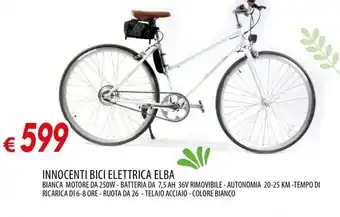 INNOCENTI BICI ELETTRICA ELBA