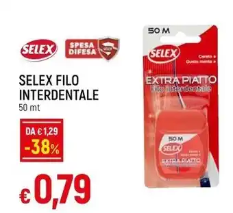 Famila Superstore SELEX FILO INTERDENTALE 50 mt offerta