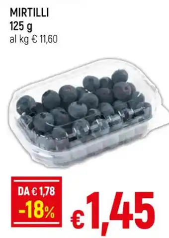 Famila Superstore MIRTILLI 125 g offerta