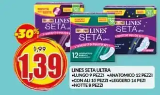 Risparmio Casa LINES SETA ULTRA offerta