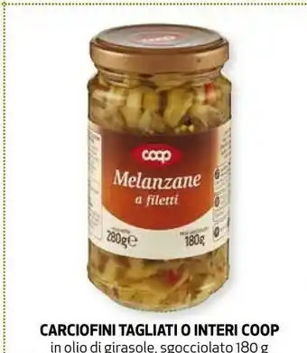 Ipercoop Coop - carciofini tagliati 180 g(ml) offerta