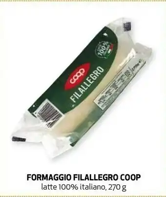 Ipercoop Coop formaggio filallegro offerta