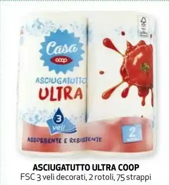 Ipercoop Coop asciugatutto ultra offerta
