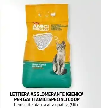 Ipercoop Coop amici speciali lettiera agglomerante igienica per gatti 7000 ml offerta