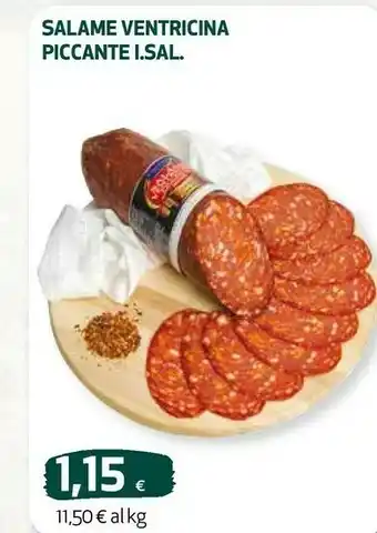 Ipercoop Salame ventricina piccante isal offerta