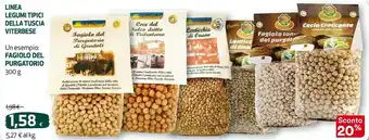 Ipercoop Viterbese legumi tipici della tuscia offerta