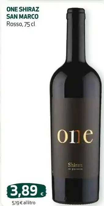 One shiraz