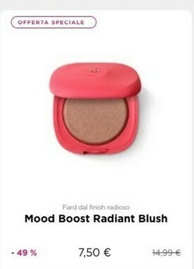 Kiko Mood boost radiant blush offerta