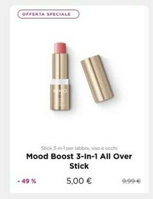Kiko Mood boost 3-in-1 all over stick offerta
