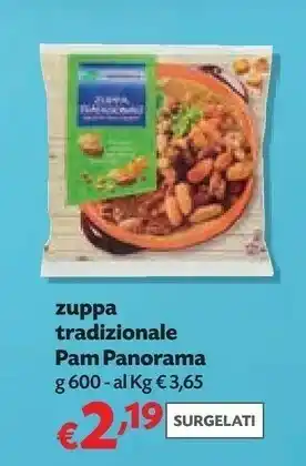 Panorama Pam & panorama - zuppa tradizionale con orzo, farro e legumi offerta