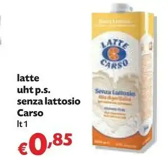 Panorama Latte parzialmente scremato uht senza lattosio offerta