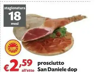 Panorama Prosciutto san daniele dop offerta