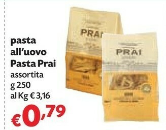 Panorama Pasta prai pasta all'uovo offerta