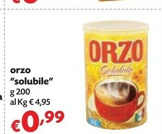 Panorama Orzo solubile offerta