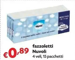 Panorama Nuvoli fazzoletti 4 veli, 15 pacchetti offerta