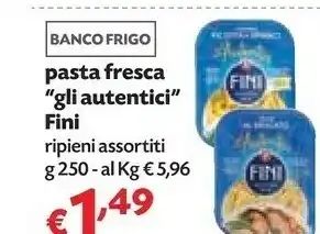 Panorama Fini pasta fresca gli autentici offerta