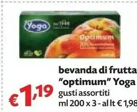 Panorama Yoga - optimum 70% di pera 600 g(ml) offerta