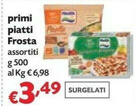 Panorama Primi piatti offerta