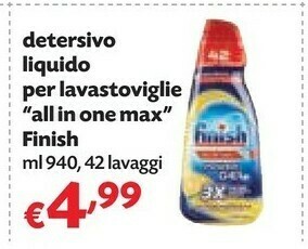 Panorama Detersivo liquido per lavastoviglie all in one max offerta