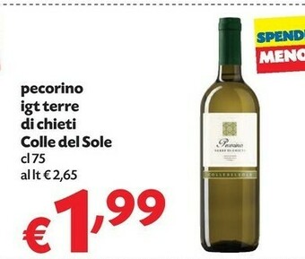 Pecorino igt terre di chieti colle del sole