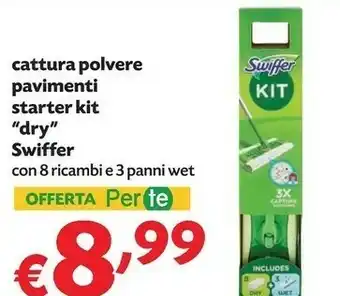 Cattura polvere pavimenti starter kit dry