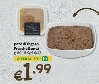 Pam Fresche bontà paté di fegato offerta