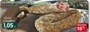 Salamella etrusca coccia dolce