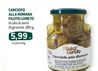 Coop Loreto carciofo alla romana 580 g offerta