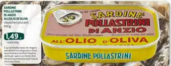 Coop Sardine all'olio di oliva offerta
